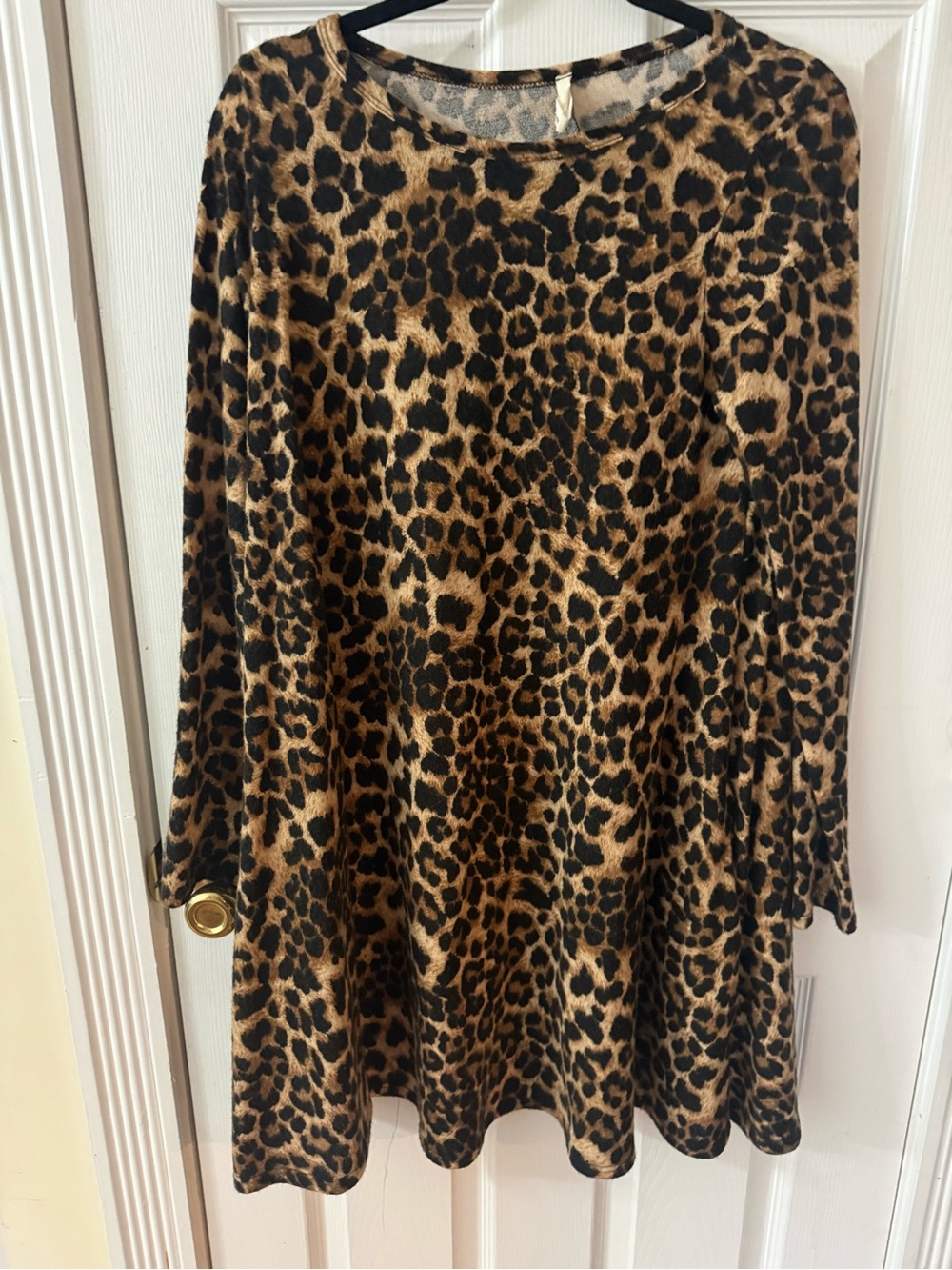 Women’s leopard tunic dress